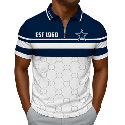 DAL x NFL Zip Polo Shirt TUANND TANTD