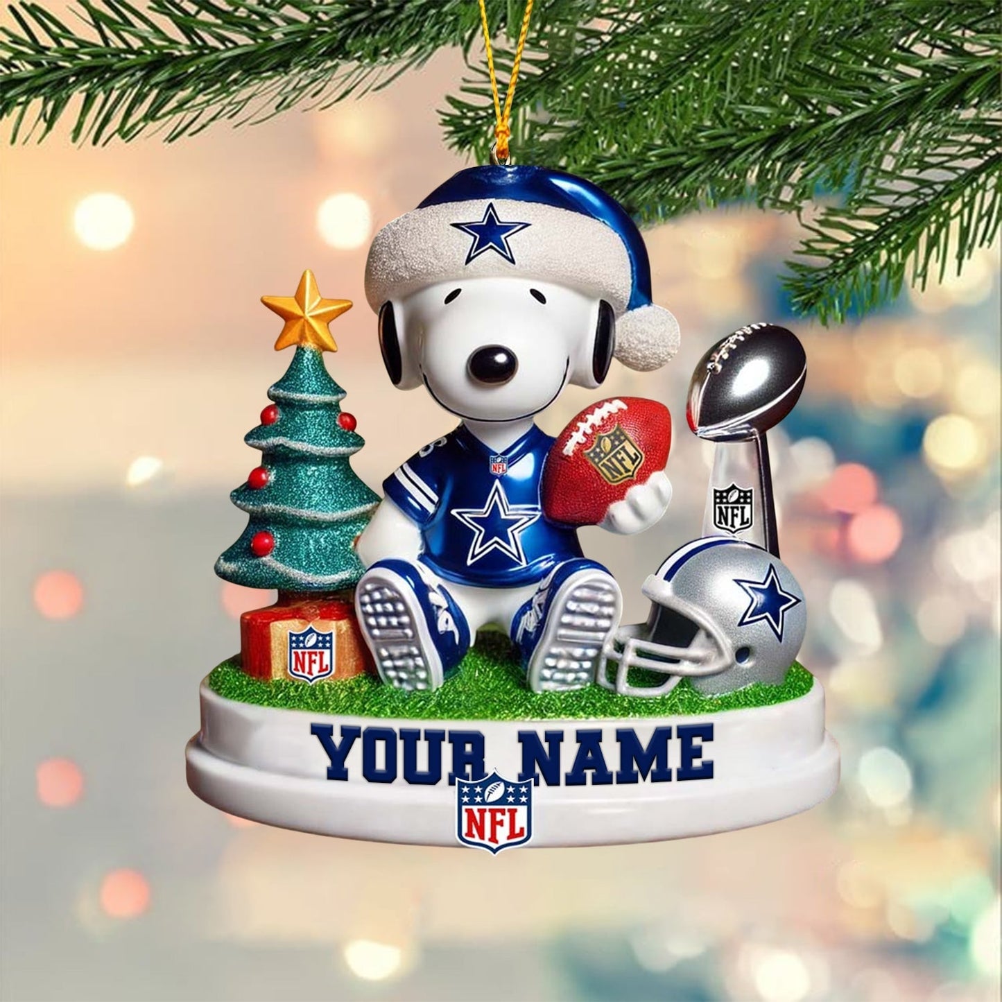 DAL x SNP Custom Name Acrylic Flat Ornament CXTruong NHM