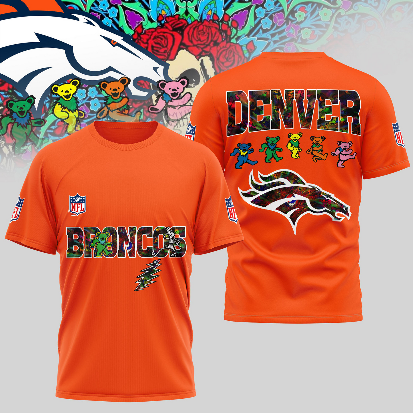 DB Premium NFL Dancing Bear T-Shirt DDT HLPHUONG