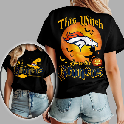 DB Premium NFL Halloween Witch Women Shirt DDT CTND