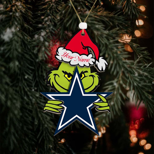 DC NFL x Grin Christmas Ornament DDT HLP