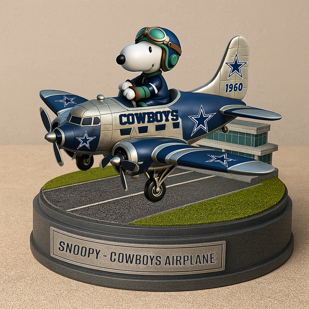 DC NFL x SNP Airplane Premium Acrylic Plaque DDT CTND