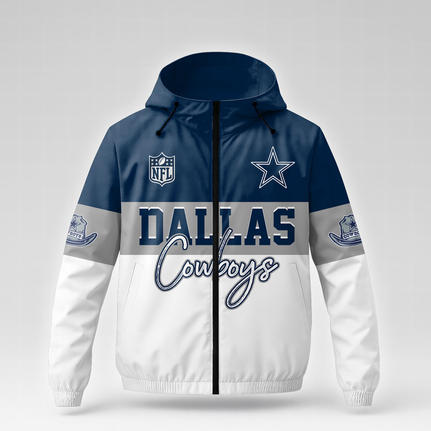 DC Premium NFL Fan Pride Windbreaker Jacket DDT NTL