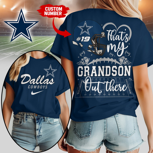 DC Premium NFL That My Grandson Out There Shirt DDT NTL