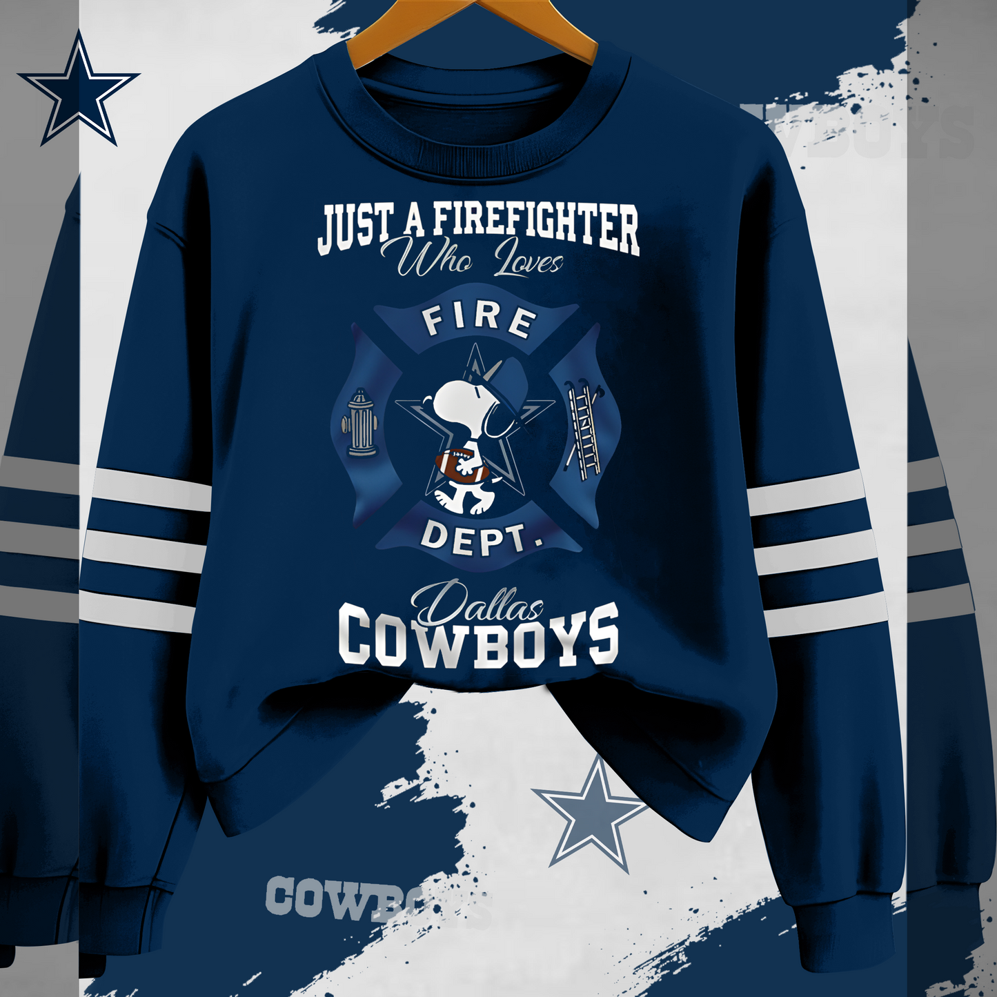 DC x NFL Just A Firefighter Who Love Sweatshirt DDT 201025 HLPHUONG