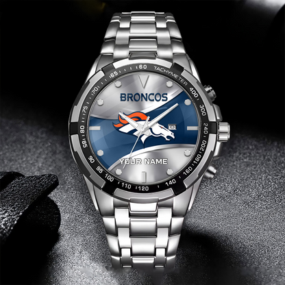 DEN x NFL Alloy Men Quartz Watch - Custom Name DATND TANTD