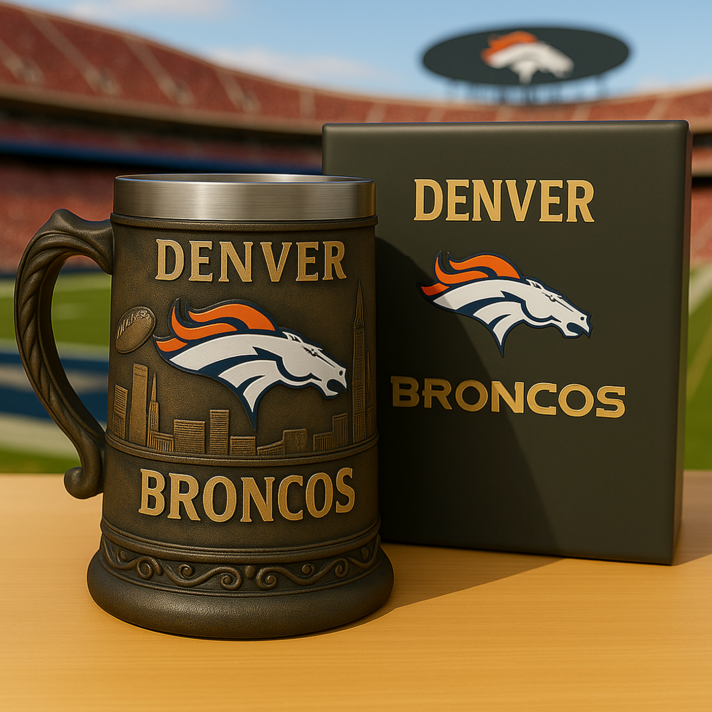 DEN x NFL Collectible Beer Stein DATND TANTD