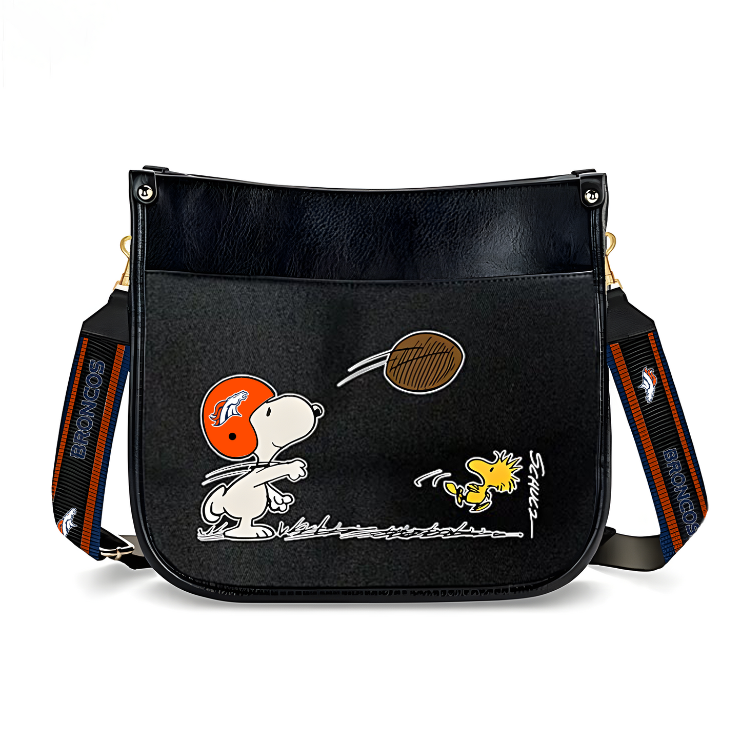 DEN x NFL Peanuts Snoopy Football Shoulder Bag DatND ThuongNH