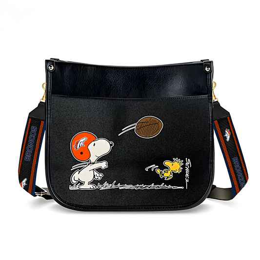 DEN x NFL Peanuts Snoopy Football Shoulder Bag DatND ThuongNH