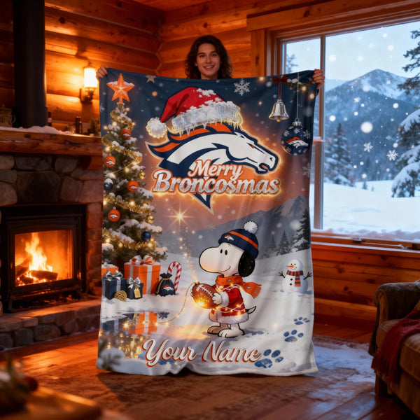 DEN x SNP Premium Christmas Fleece Blanket & Throw Pillow V1 NAK NHT V1 NAK NHT