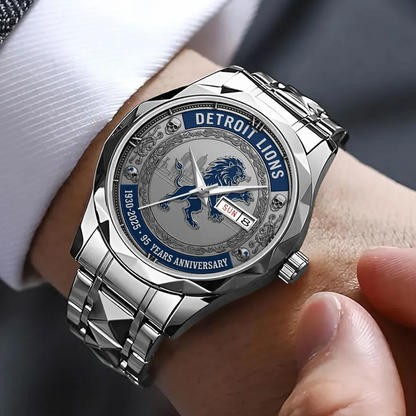 DET x NFL 95th Anniversary Alloy Luxury Quartz Watch V2 DATND TANTD