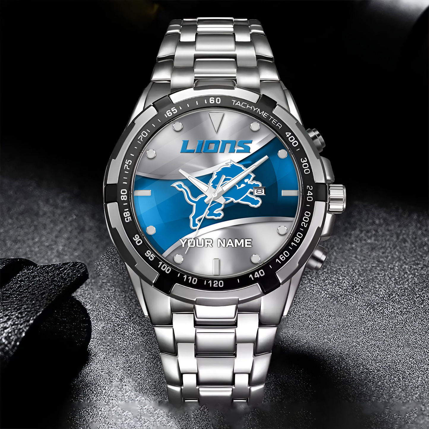 DET x NFL Alloy Men Quartz Watch - Custom Name DATND TANTD