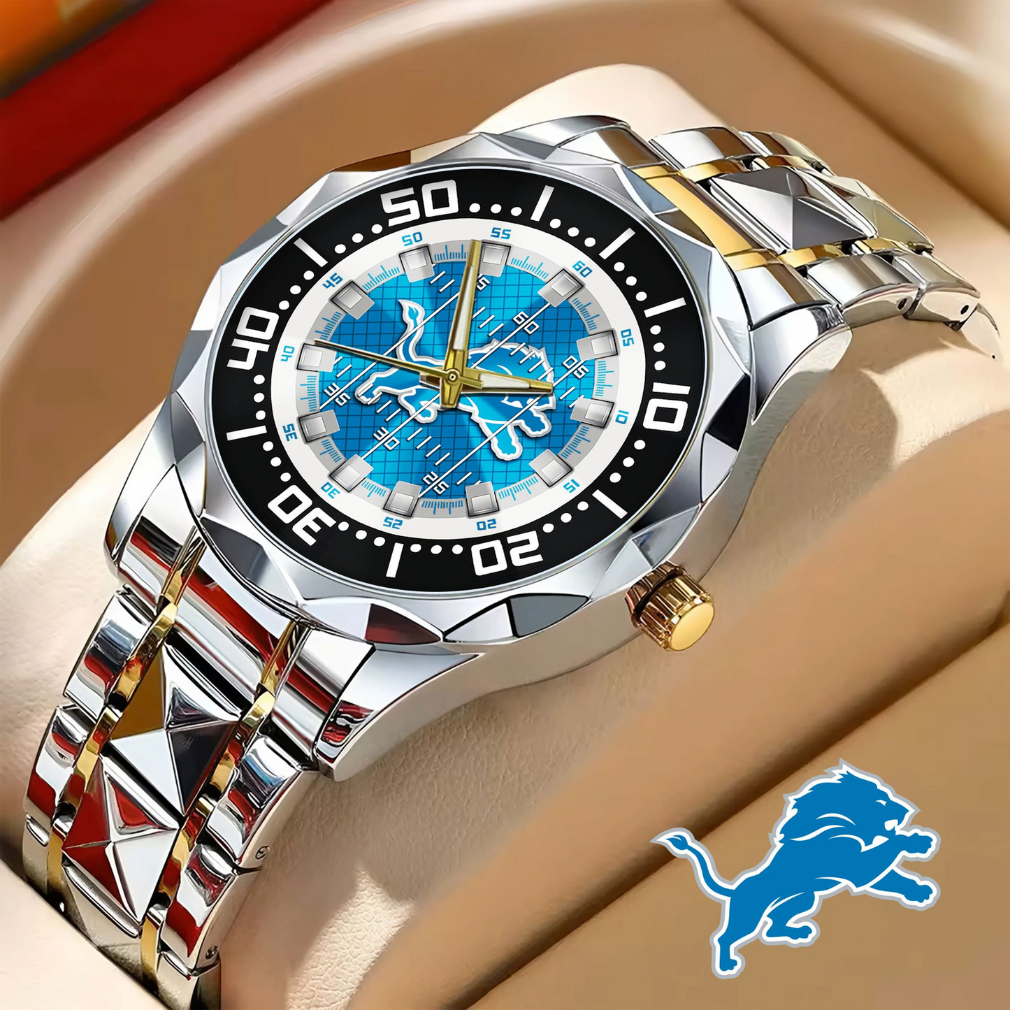 DET x NFL Camaro Elegant Fashion Design Men Watch DATND TANTD