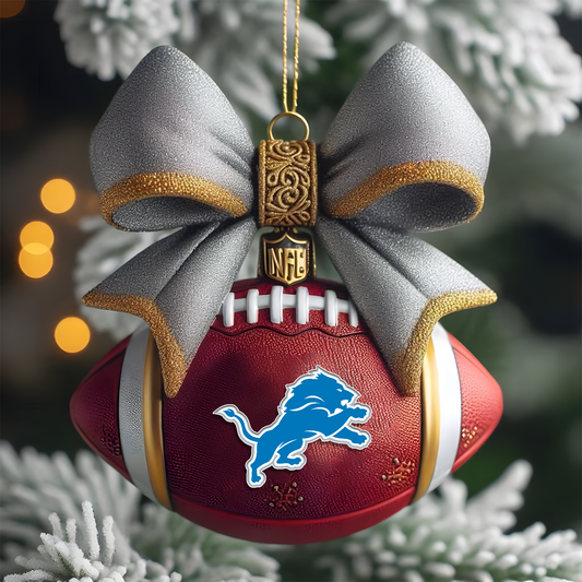DET X NFL Holiday Ornament 2025 - Spirit of the Game V1 NAK NHT