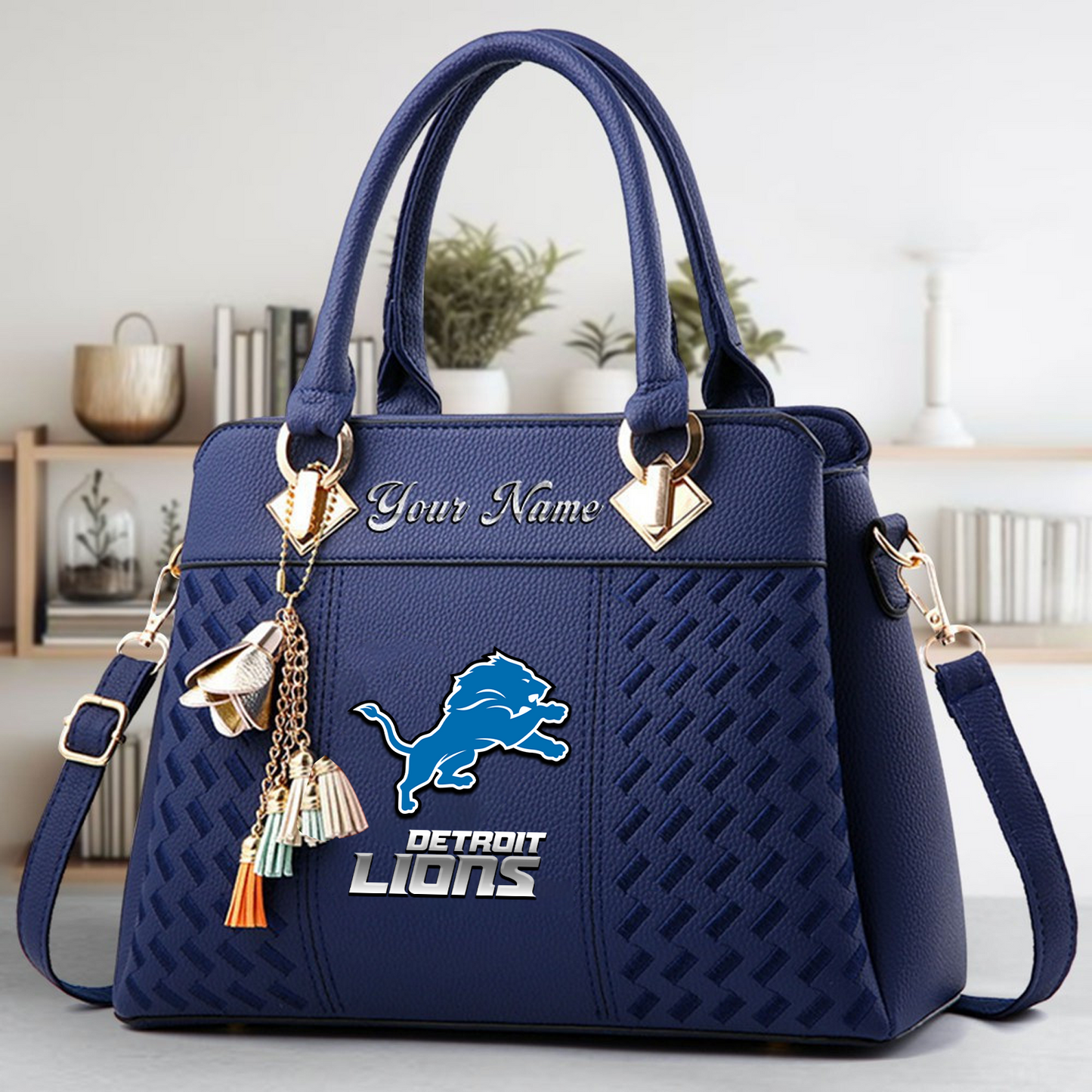 DET x NFL Leather Bag DATND TANTD
