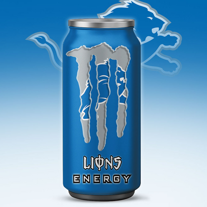 DET x NFL Monster Energy Tumbler Gift for Fans DATND TANTD