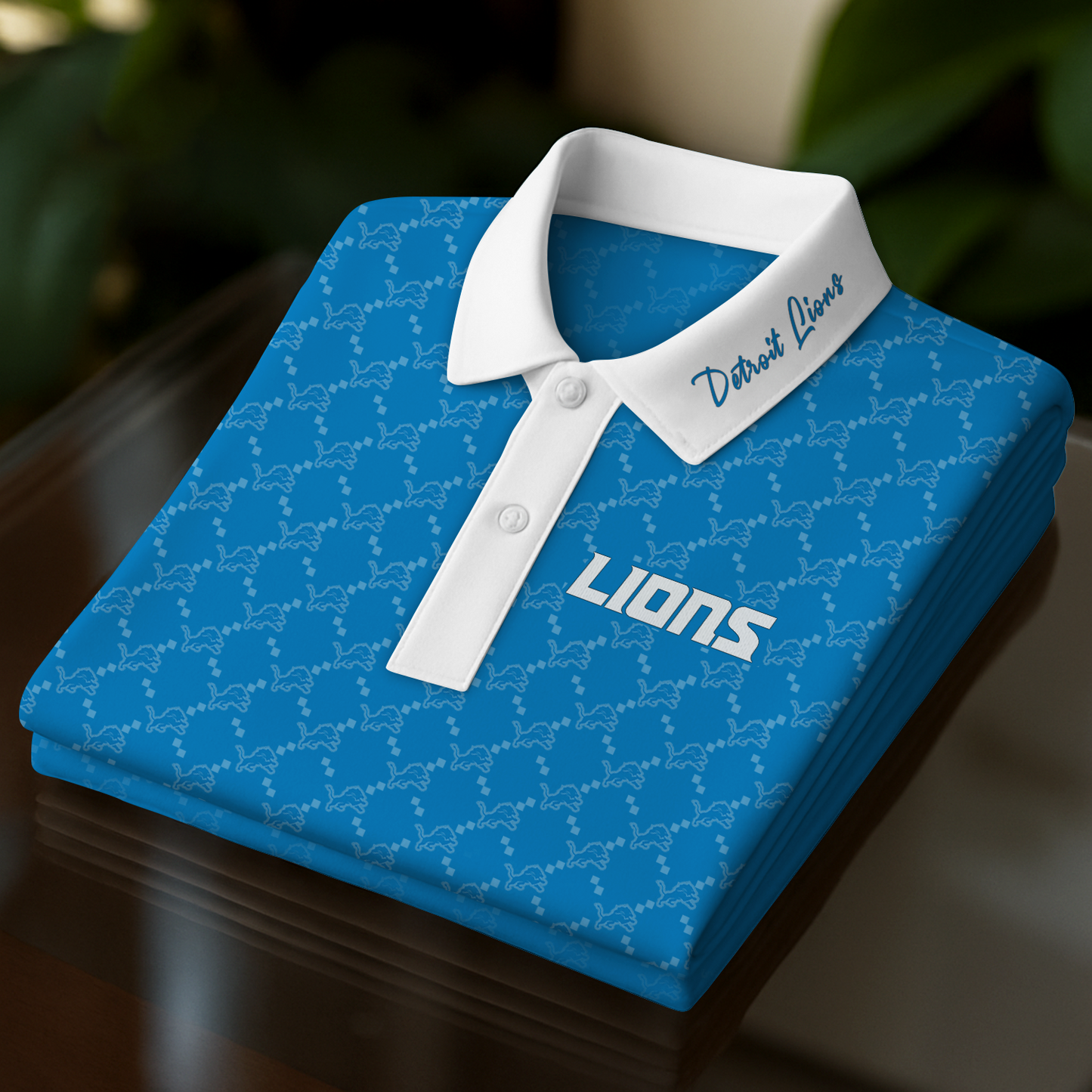 DET x NFL Premium Polo Shirt 3008 DatND DVT