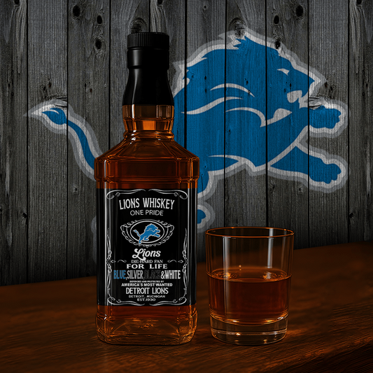 DET x NFL Whiskey For True Fans Only DATND TANTD