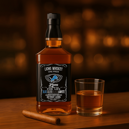 DET x NFL Whiskey For True Fans Only DATND TANTD