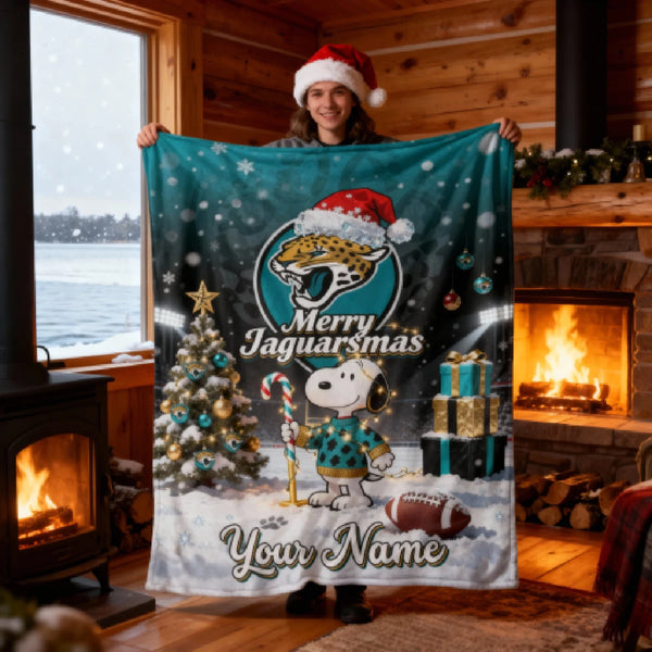 DET x SNP Premium Christmas Fleece Blanket & Throw Pillow V1 NAK NHT