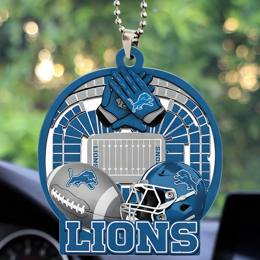 DETROIT LIONS ORNAMENT CAR NDT