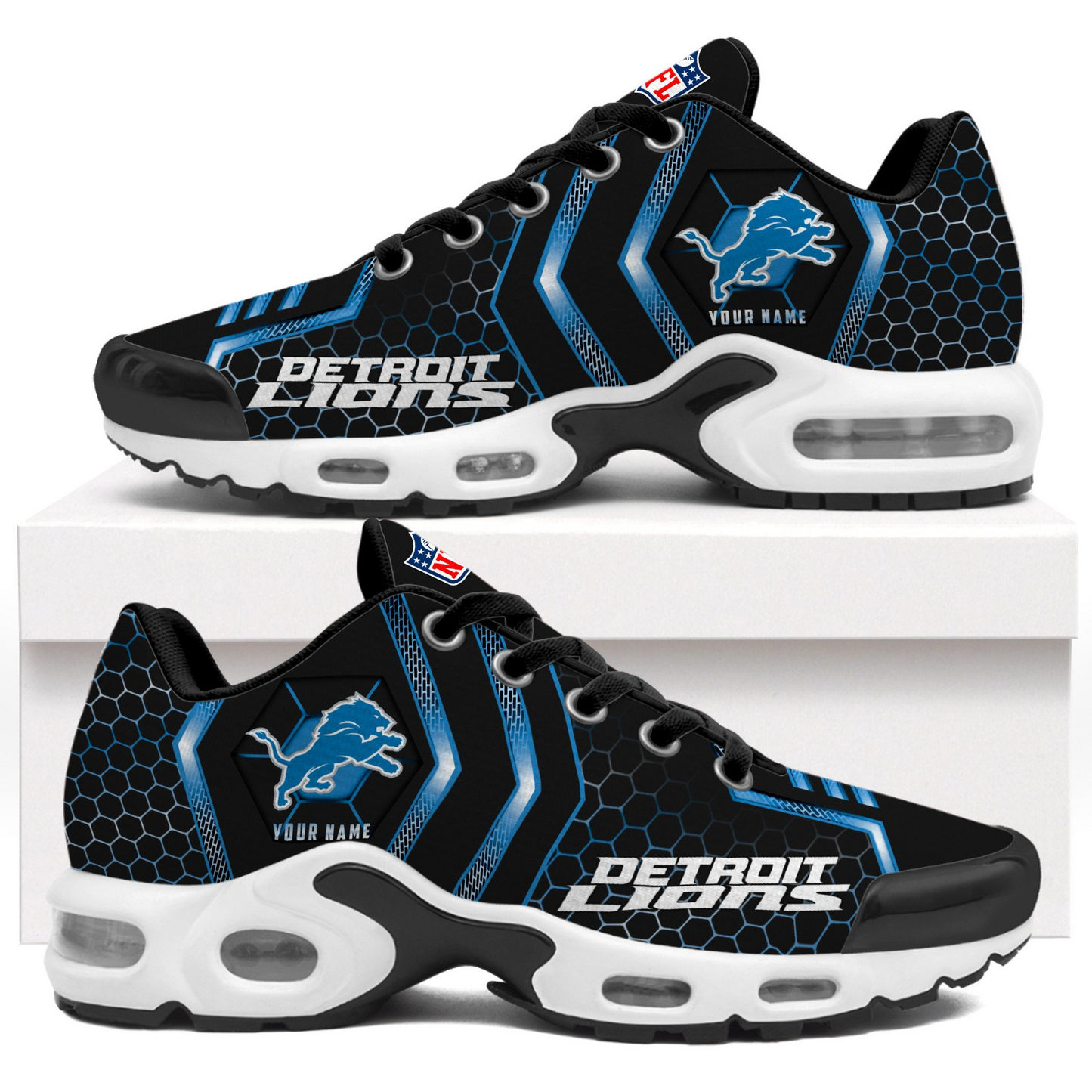 DL NFL Personalized Air Max Shoes Exclusive DDT CTND