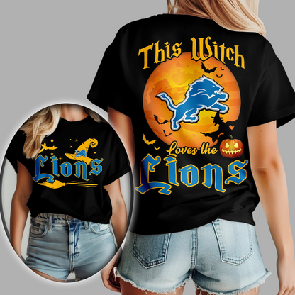 DL Premium NFL Halloween Witch Women Shirt DDT CTND