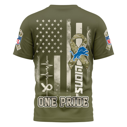DL Premium NFL Salute to Service Camo 3D Shirt DDT CTND