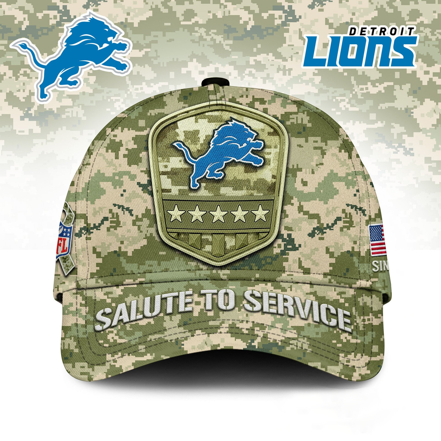 DL Premium NFL Salute To Service Classic Cap DDT  NTL
