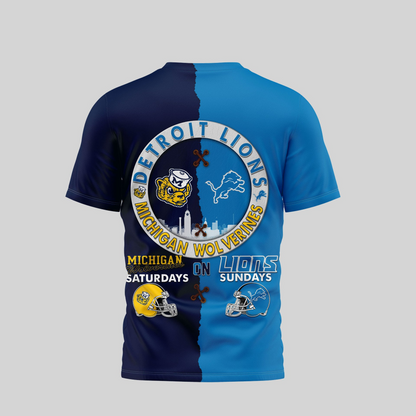 DL Premium NFL x NCAA 3D T-shirt DDT NTL