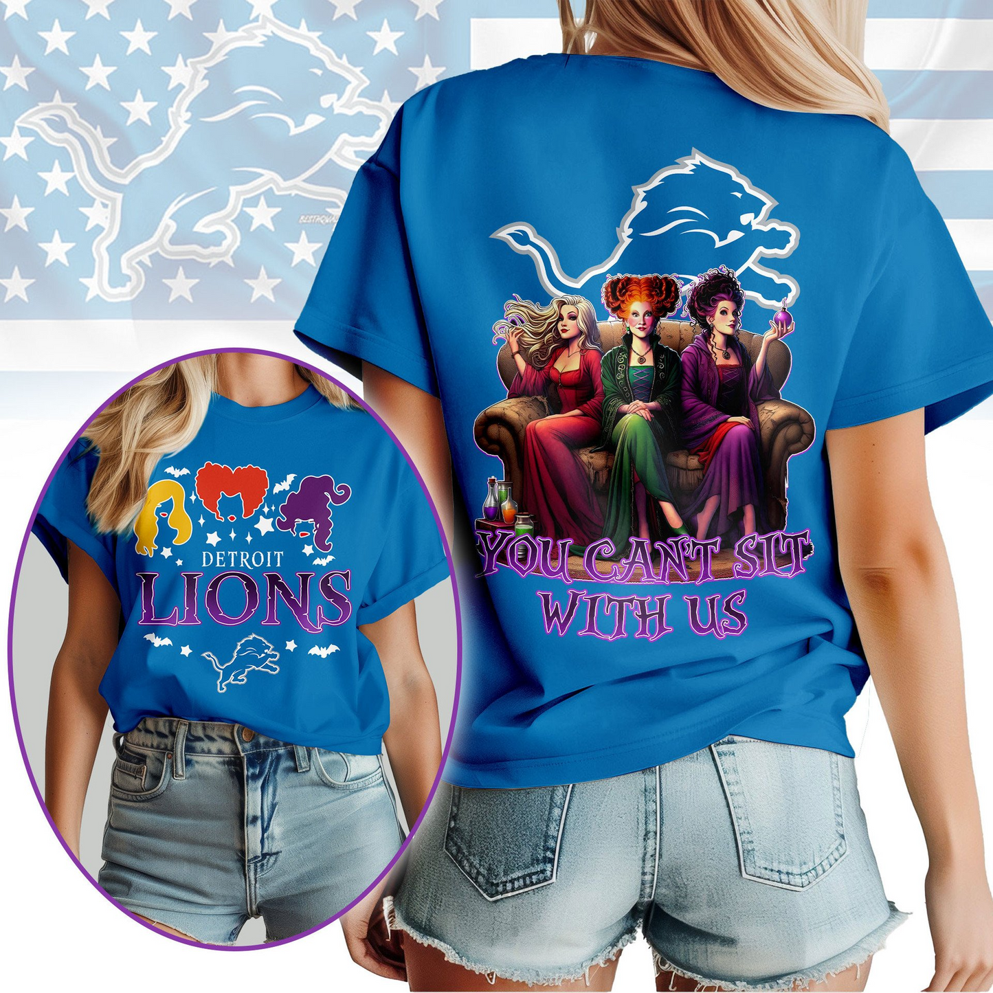 DL Premium NFL You Can't Sit With Us 3D T-shirt DDT NTL