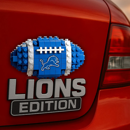 DL x NFL Building Block Set 3D Car Name Badge DDT CTND