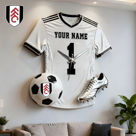 FUL X Personalized EPL football player sculpture clock V1 NAK NHT