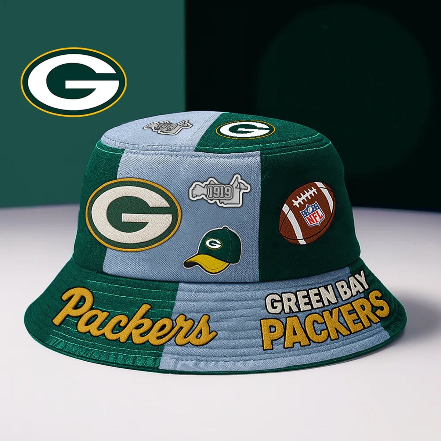GB x NFL BUCKET HAT TUANND NHM