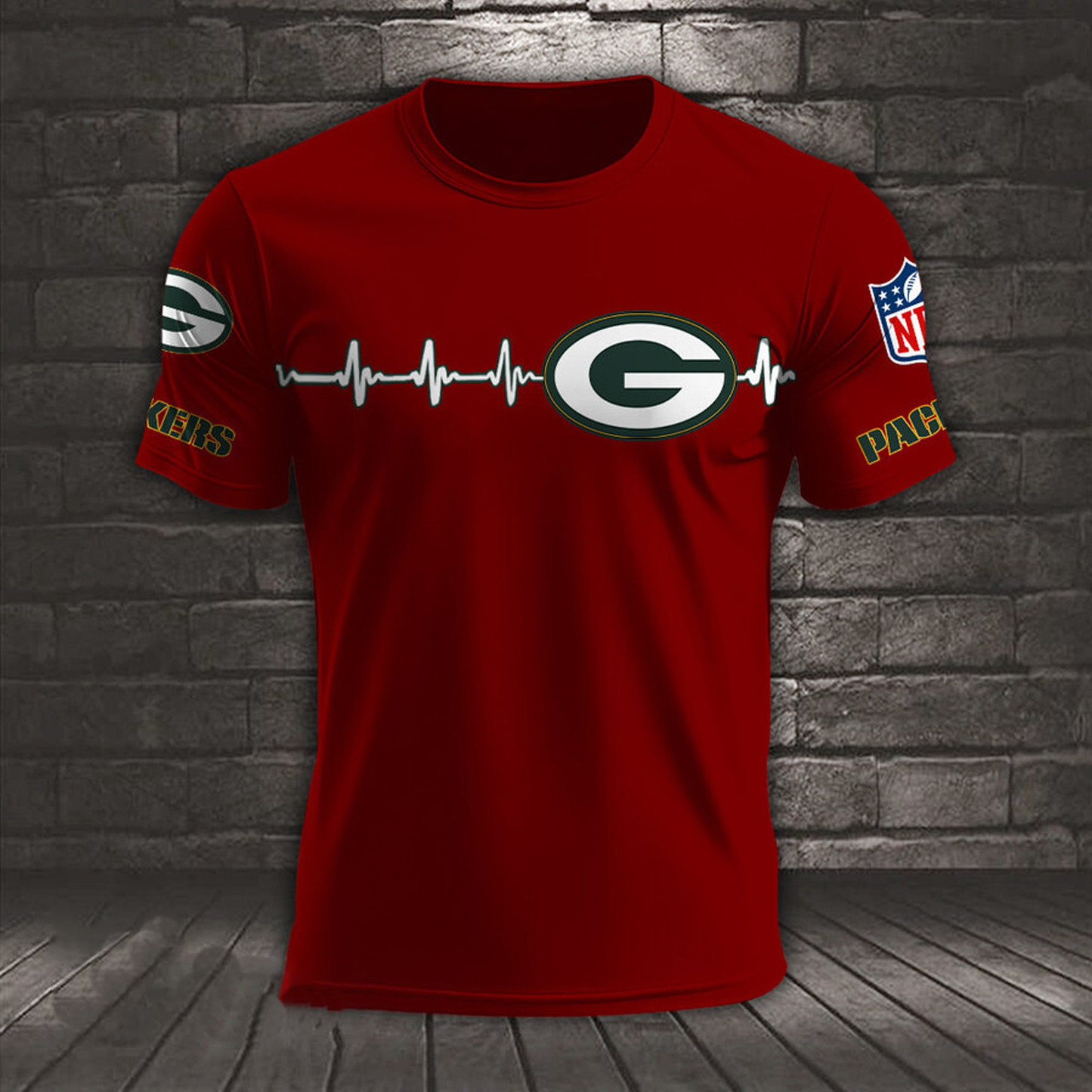 GB x NFL Heart Rate Map Special 3D Shirt DatND ThuongNH