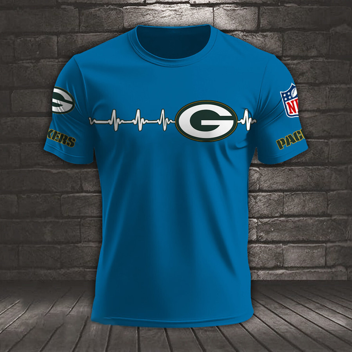GB x NFL Heart Rate Map Special 3D Shirt DatND ThuongNH