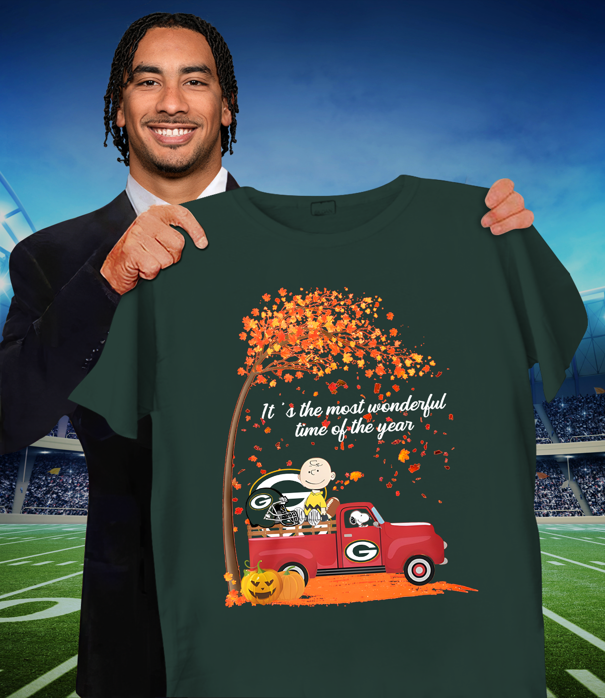 GB x NFL It's The Most Wonderful Time Of The Year DATND TANTD