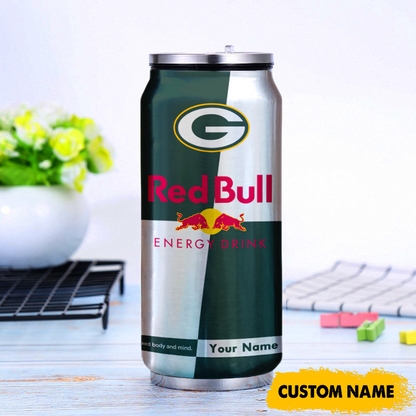 GB x NFL Mix RedB Drink Can Tumbler Custom Any Name DATND TANTD