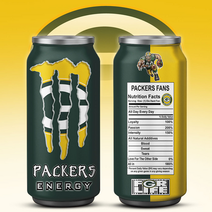 GB x NFL Monster Energy Tumbler Gift for Fans DATND TANTD