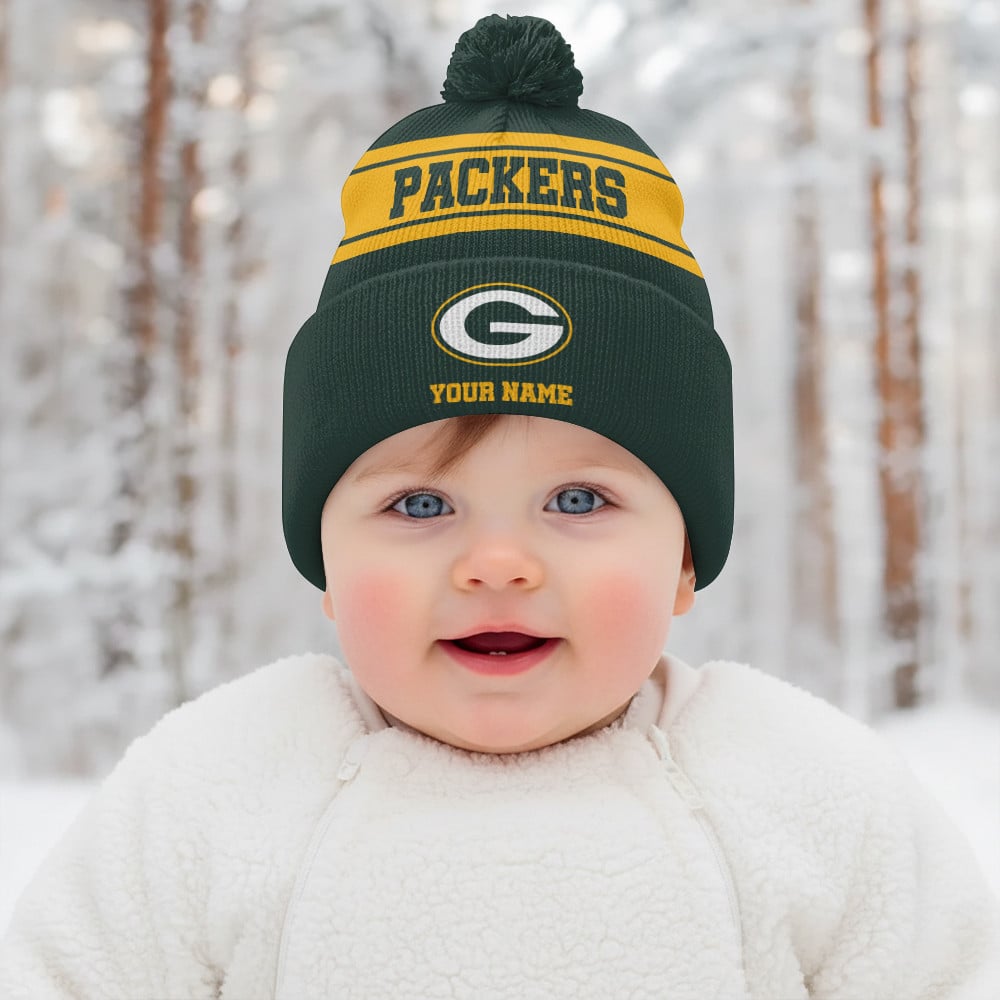 GB x NFL Woolen Beanie Hat Aldult And Kid DatND DVT