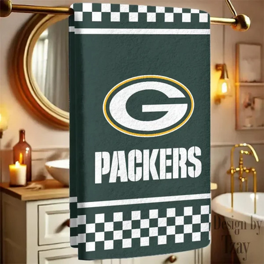 GB X NFLNew Bath Towel Custom Any Name Gift For Fan V1 NAK NHT