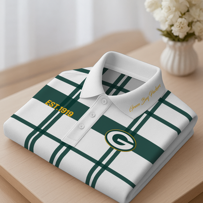 GB X Premium NFL New Polo Long Sleeve V1 NAK NHT