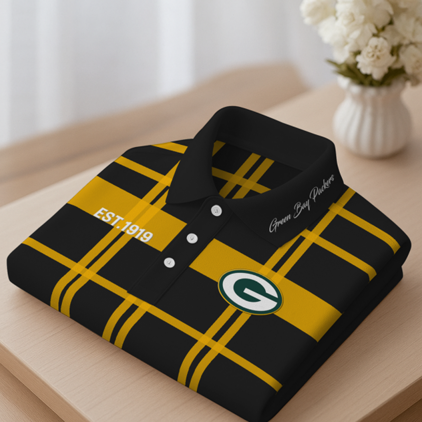 GB X Premium NFL New Polo Long Sleeve V1 NAK NHT