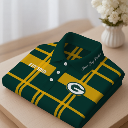 GB X Premium NFL New Polo Long Sleeve V1 NAK NHT