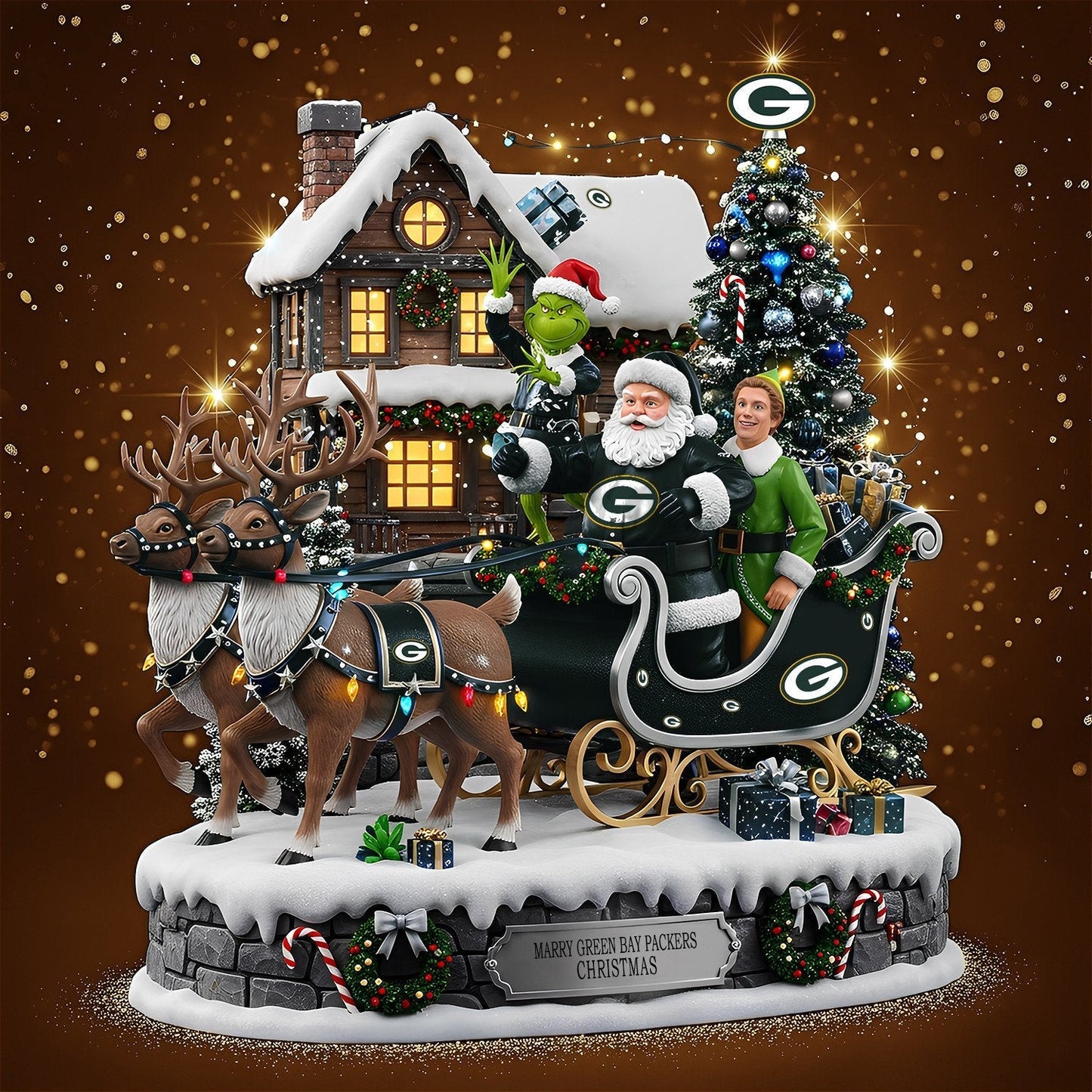 GBP Acrylic Block - NFL Christmas Gift For Fans DDT CTND