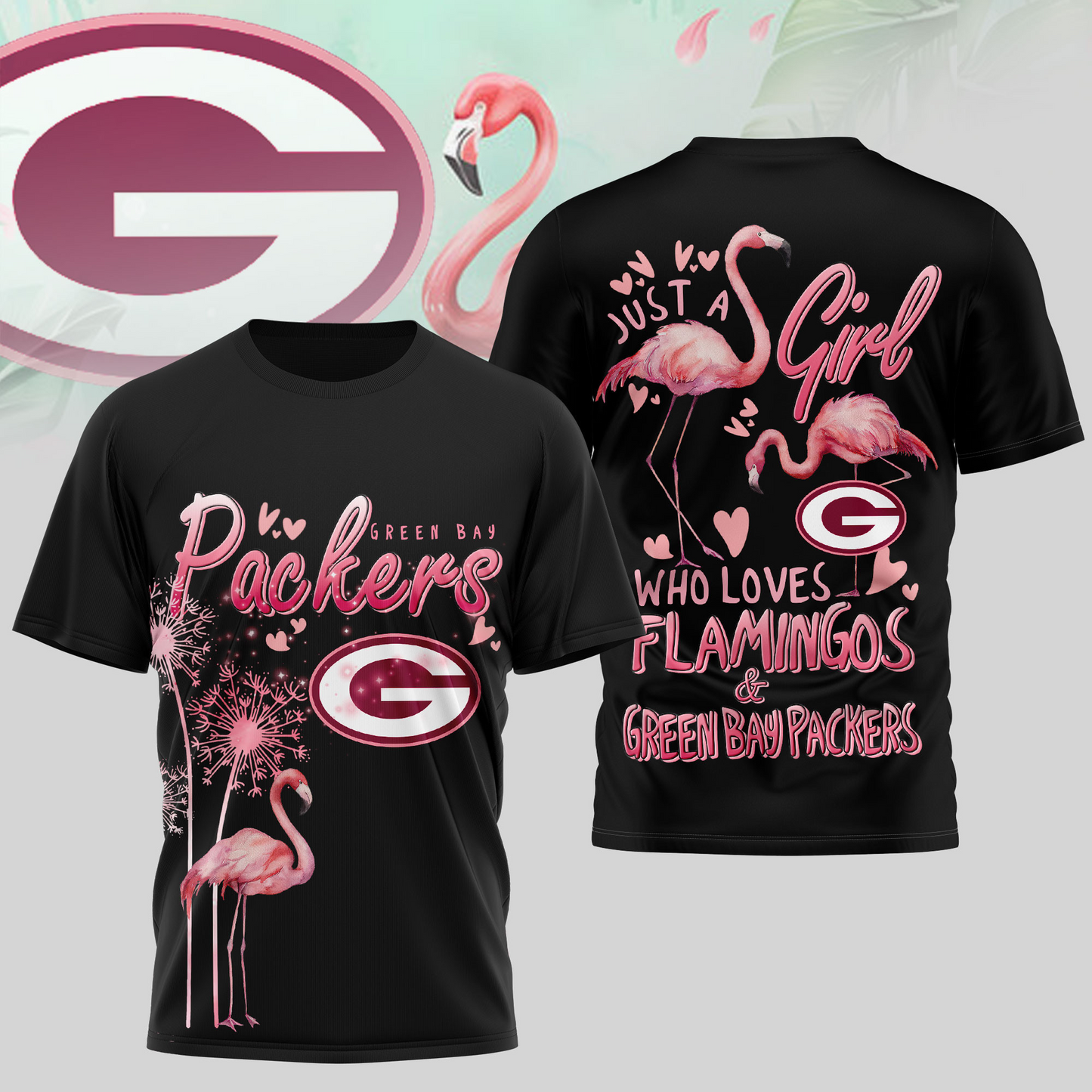 GBP Premium NFL Flamingo 3D Shirt DDT NTL