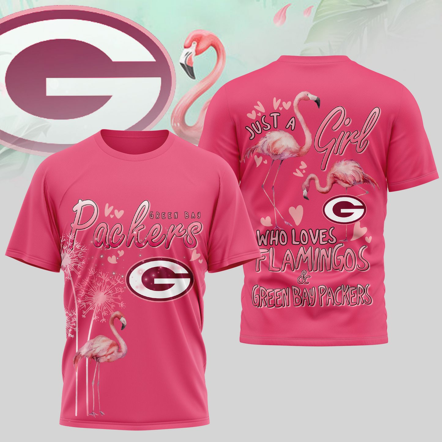 GBP Premium NFL Flamingo 3D Shirt DDT NTL