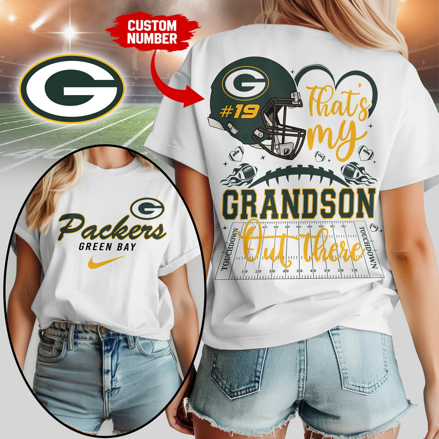 GBP Premium NFL That My Grandson Out There Shirt DDT NTL