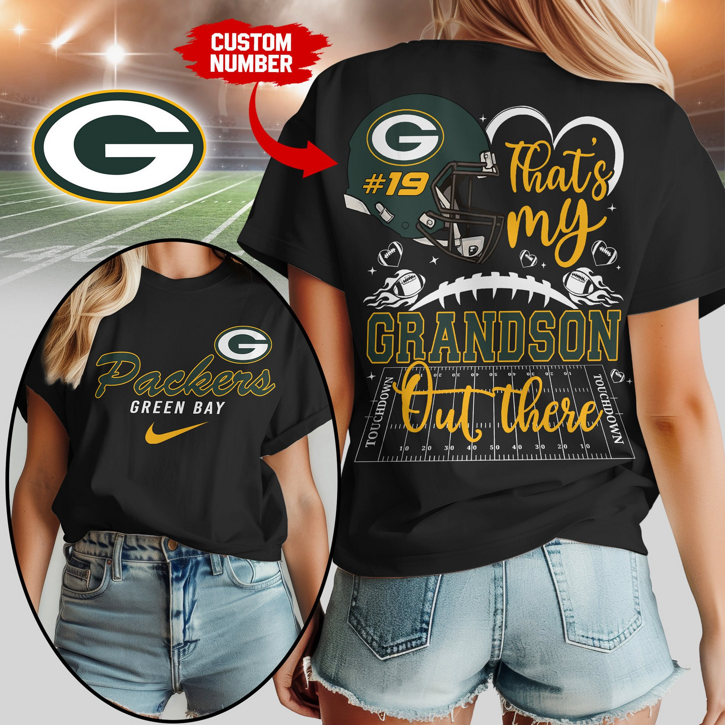 GBP Premium NFL That My Grandson Out There Shirt DDT NTL