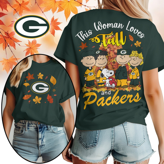 GBP Premium NFL This Woman loves fall 3D Shirt DDT CTND